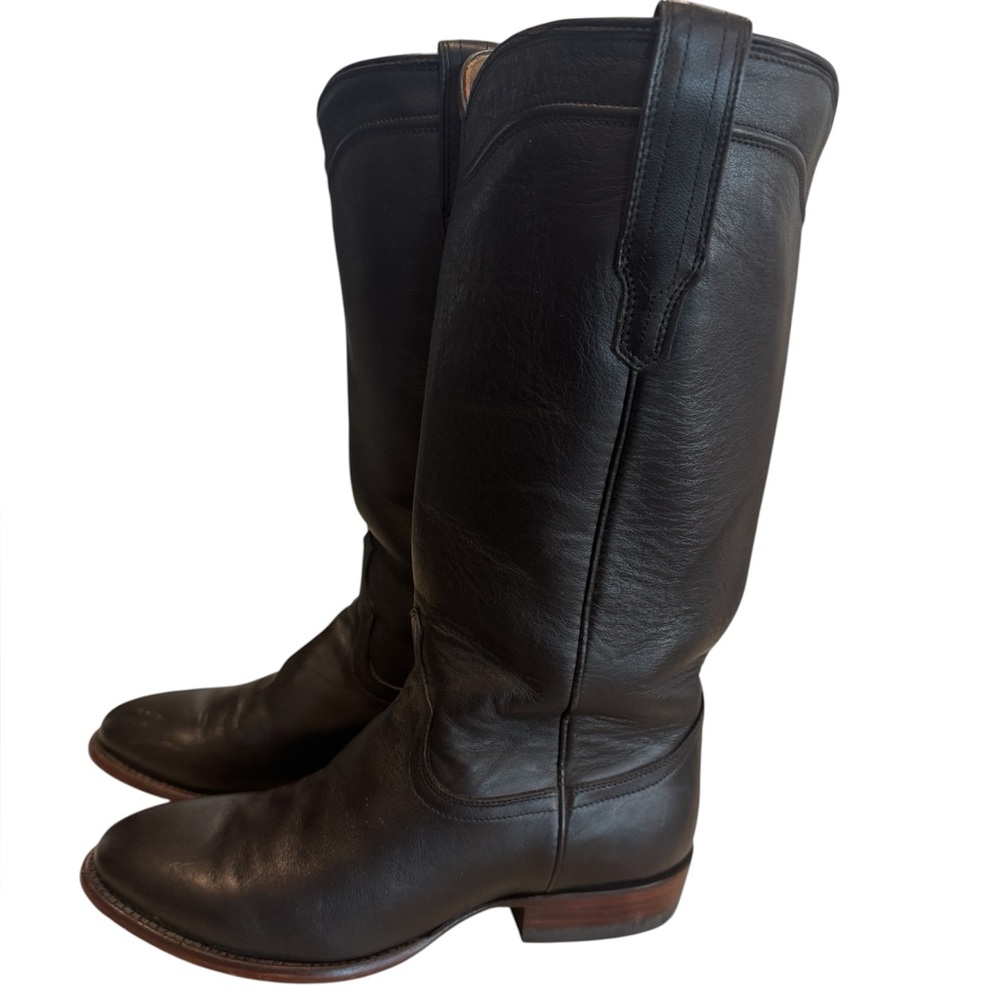 Tecovas Black Leather Boots